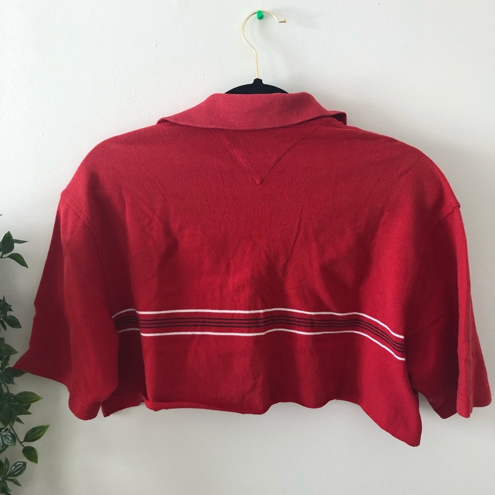 ❌SOLD❌ Tommy Hilfiger Cropped Polo - Picture 3 of 4